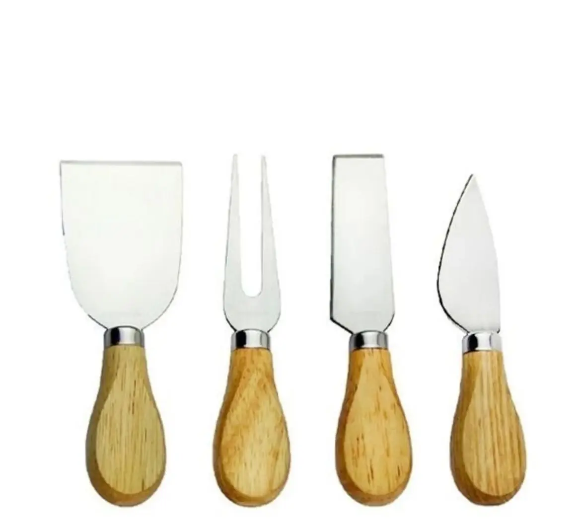 Kit Mini Conjunto 4 Peças em Aço e Madeira - Imagem 4