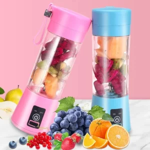 Mini Liquidificador Portátil Shake Take Recarregável Com 6 Lâminas 380ml
