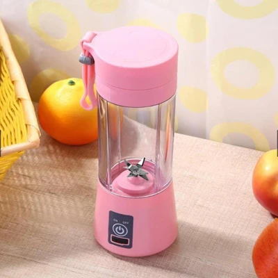 Mini Liquidificador Portátil Shake Take Recarregável Com 6 Lâminas 380ml - Imagem 7