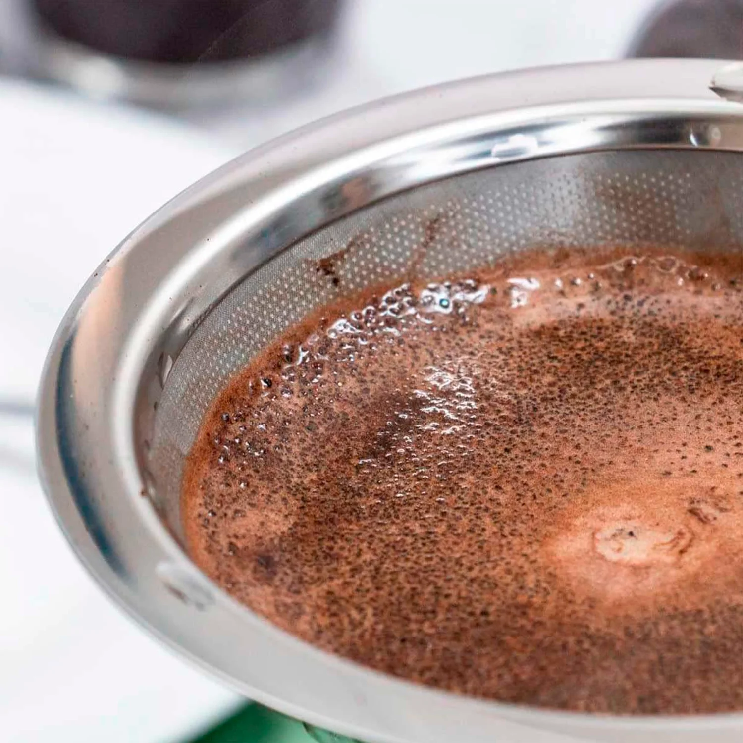 Filtro de café ultrafino premium reutilizável de aço inoxidável - número 102 - Imagem 2