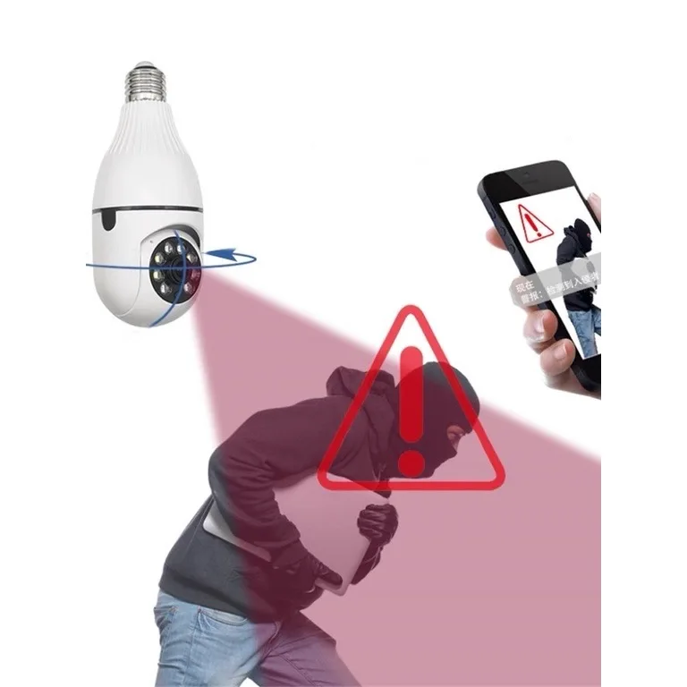 Câmera sem fio Wifi giratória 360. - Imagem 5
