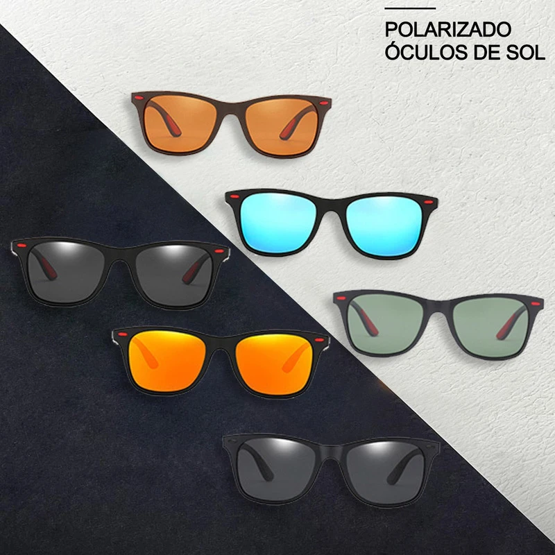 Óculos de sol quadrados polarizado. - Imagem 7