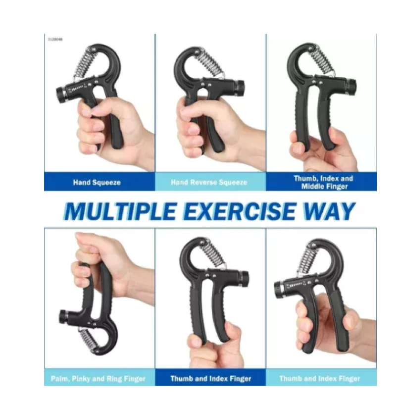 Hand Grip Mola Com Ajuste 5kg A 60kg Fisioterapia Anti-braço - Imagem 4